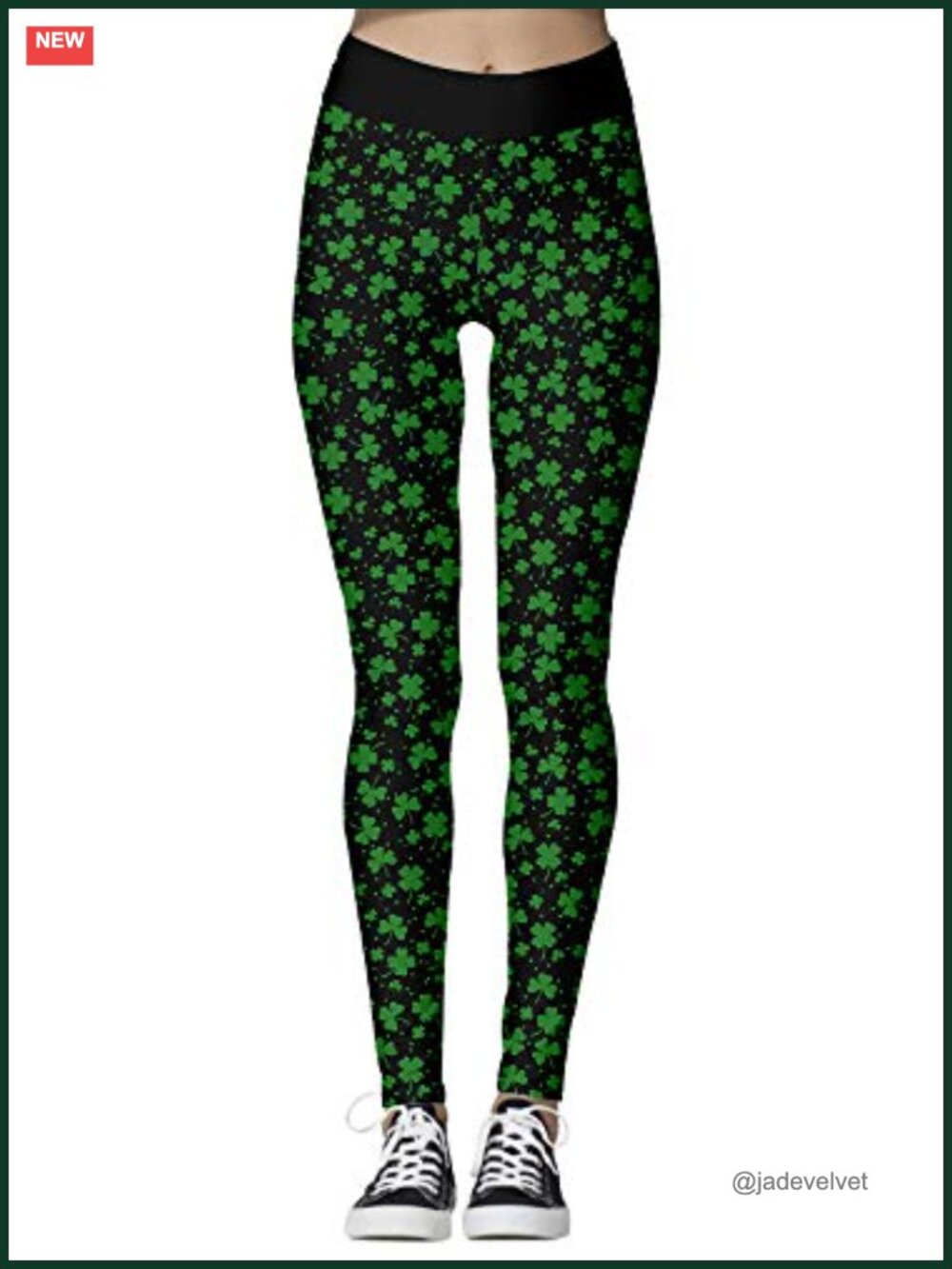 St Patricks Day Leggings Women Shamrock Irish Tights Stretchy Fitted High Rise